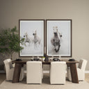 Jonan Solid Dark Brown Mango Wood Rectangular Dining Table - Default Title
