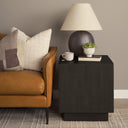 Hayden Dark Brown Wood EndSide Table - Default Title