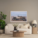 Terra 48L x 28W x 15H Light Brown Wood Oval Fluted Coffee Table - Default Title