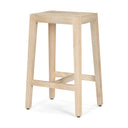 Colony Light Brown Solid Wood Counter Stool - Default Title