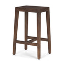 Colony Medium-Dark Brown Solid Wood Counter Stool - Default Title