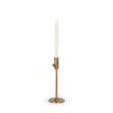 Chantria Small Solid Natural Brass Adjustable Taper Candle Holder - Default Title