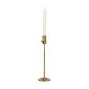 Chantria Large Solid Natural Brass Adjustable Taper Candle Holder - Default Title