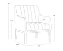 WOLFE LOUNGE CHAIR - BRAVO METAL