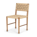 Brinley Woven Paper Rope w Brown Wood Frame Dining Chair - Default Title