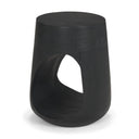 Cove Dark Brown Sculptural Open Side Table - Default Title