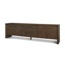 Belford 94 Dark Brown Oak Wood Media Console - Default Title