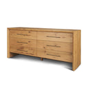 Casterly 6-Drawer Light Brown Oak Wood Dresser - Default Title