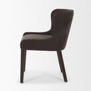 Nolan Slope Charcoal Chenille Dining Chair - Default Title