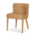 Nolan Slope Tan Leather Dining Chair - Default Title
