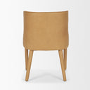 Nolan Slope Tan Leather Dining Chair - Default Title