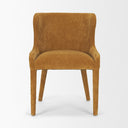 Nolan Slope Rust Chenille Dining Chair - Default Title