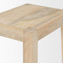 Colony Light Brown Solid Wood Counter Stool - Default Title