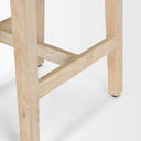 Colony Light Brown Solid Wood Counter Stool - Default Title