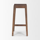 Colony Medium-Dark Brown Solid Wood Counter Stool - Default Title