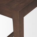 Colony Medium-Dark Brown Solid Wood Counter Stool - Default Title