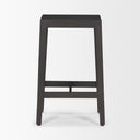 Colony Black-Brown Solid Wood Counter Stool - Default Title