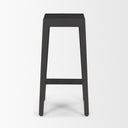 Colony Black-Brown Solid Wood Counter Stool - Default Title