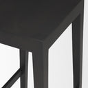 Colony Black-Brown Solid Wood Counter Stool - Default Title