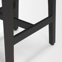 Colony Black-Brown Solid Wood Counter Stool - Default Title