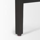 Colony Black-Brown Solid Wood Counter Stool - Default Title
