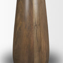 Allyson 32 Round Medium Brown Wood w Pink Marble Top Bistro Table - Default Title