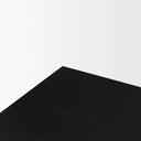 Grier 60 Black Solid Wood W Black Cane Office Desk - Default Title