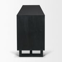 Grier 72 Black Wood W Black Cane Sideboard - Default Title