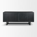 Grier 72 Black Wood W Black Cane Sideboard - Default Title