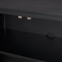 Grier 72 Black Wood W Black Cane Sideboard - Default Title