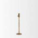 Chantria Large Solid Natural Brass Adjustable Taper Candle Holder - Default Title