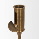 Chantria Large Solid Natural Brass Adjustable Taper Candle Holder - Default Title