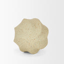 Imani Small Sculptural Textured Beige Metal Decorative Orb Object - Default Title