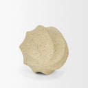 Imani Small Sculptural Textured Beige Metal Decorative Orb Object - Default Title