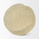 Imani Large Sculptural Textured Beige Metal Decorative Orb Object - Default Title