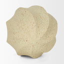 Imani Large Sculptural Textured Beige Metal Decorative Orb Object - Default Title