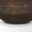 Aivana Large Antiqued Gold Metal Floor Vase - Default Title