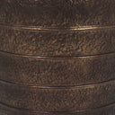 Aivana Extra Large Antiqued Gold Metal Floor Vase - Default Title