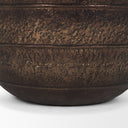 Aivana Extra Large Antiqued Gold Metal Floor Vase - Default Title
