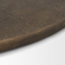 Coretta Large Oval Textured Antiqued Gold Metal Tray with Handles - Default Title