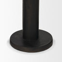 Declan Textured Matte Black Cast Metal Taper Candle Holder - Default Title