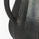Anya Matte Black Scalloped Petal Cast Metal Jug - Default Title