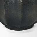 Anya Matte Black Scalloped Petal Cast Metal Jug - Default Title