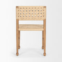 Brinley Woven Paper Rope w Brown Wood Frame Dining Chair - Default Title