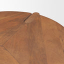 Hisako Mid Brown Open Round Accent Table - Default Title