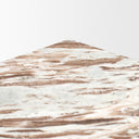 Silvex Solid Pink Marble Square Side Table - Default Title