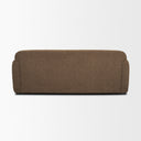 Saga Textured Brown Plush Fabric 3 Seater Sofa - Default Title