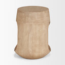 Cove Light Brown Sculptural Open Side Table - Default Title