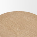 Cove Light Brown Sculptural Open Side Table - Default Title