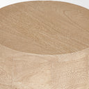 Cove Light Brown Sculptural Open Side Table - Default Title